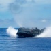 Japanese LCACs do training on USS Germantown