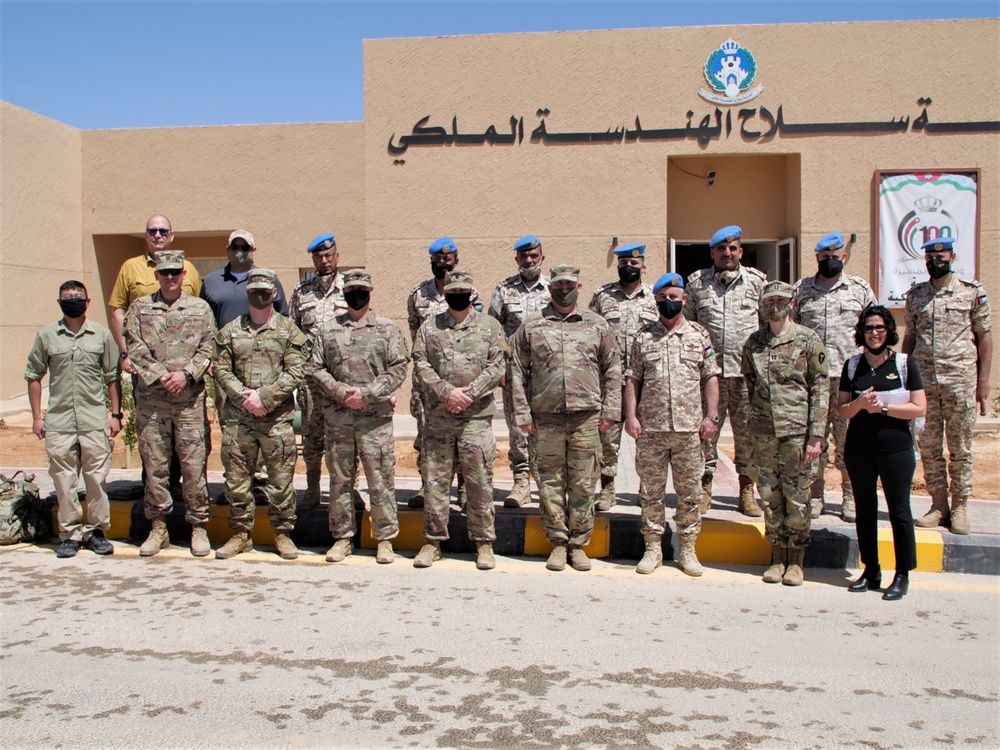 111th TEB strengthens partnerships with Jordanian Armed Forces