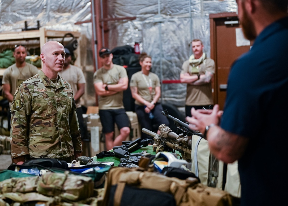 Colonel Powell visits Camp Lemonnier and Chabelley Airfield in Djibouti