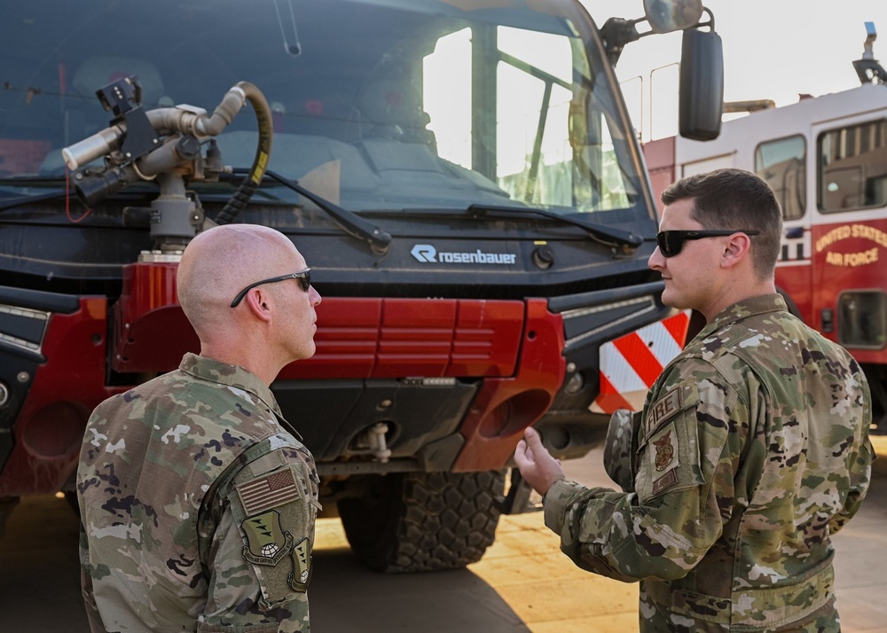 Colonel Powell visits Camp Lemonnier and Chabelley Airfield in Djibouti