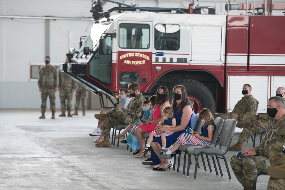 424th Air Base Squadron Change of Command