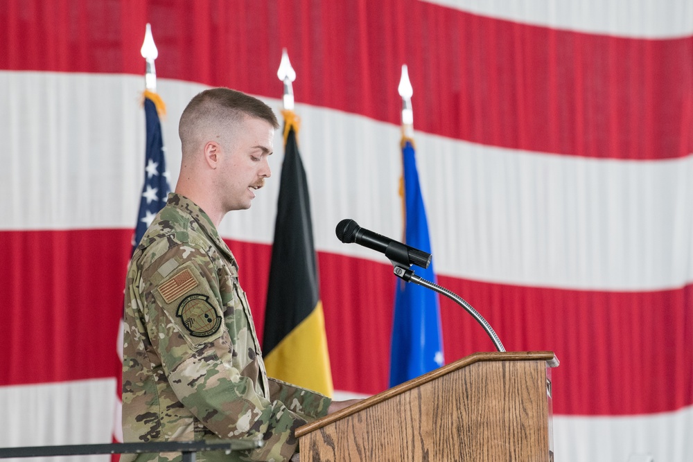 424th Air Base Squadron Change of Command