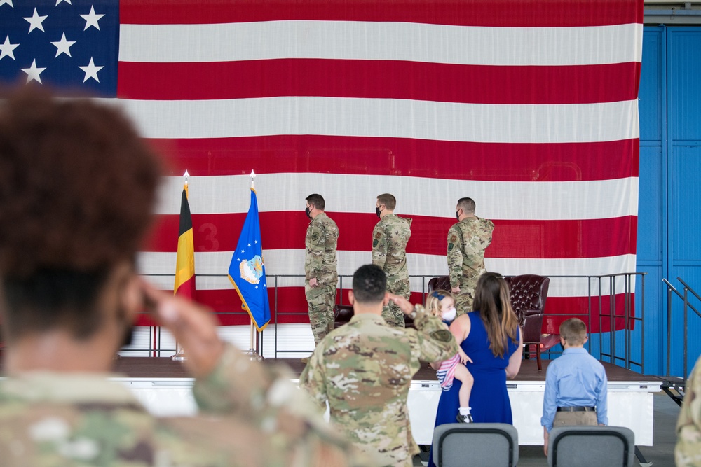 424th Air Base Squadron Change of Command