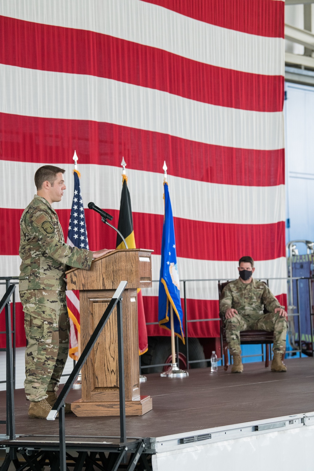 424th Air Base Squadron Change of Command