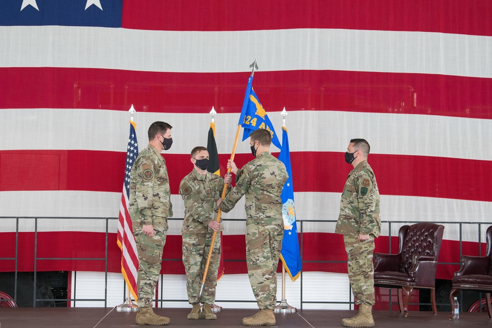 424th Air Base Squadron Change of Command