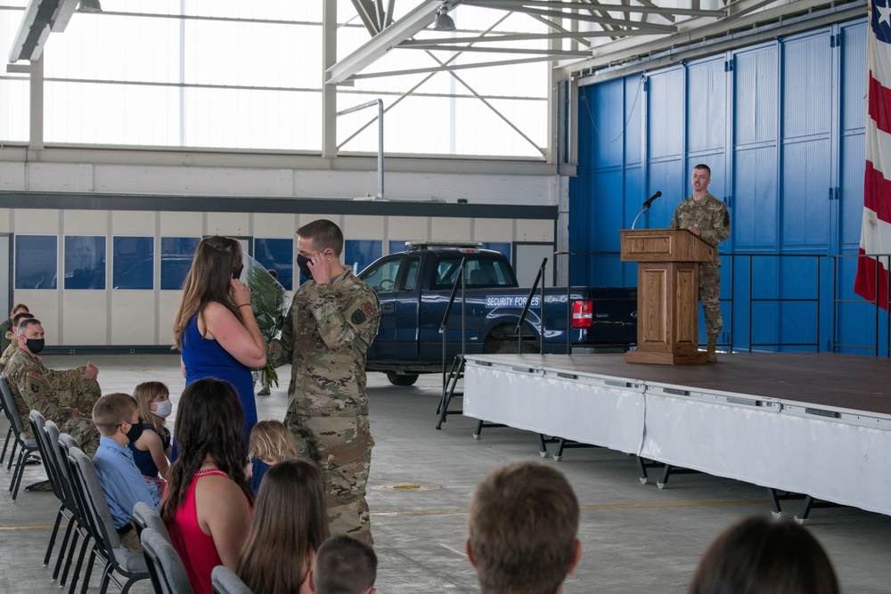 424th Air Base Squadron Change of Command