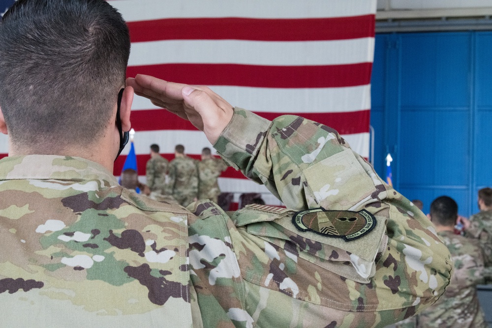 424th Air Base Squadron Change of Command