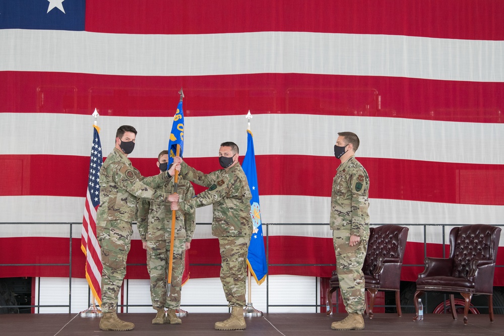 424th Air Base Squadron Change of Command