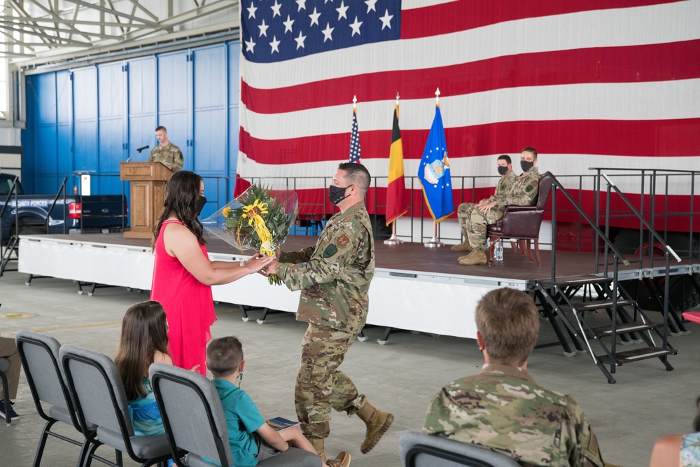 424th Air Base Squadron Change of Command