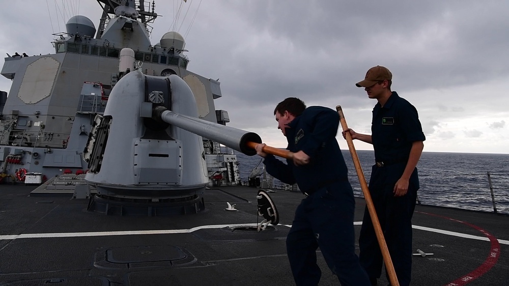 O’kane Sailors conduct maintenance