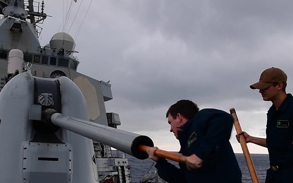 O’kane Sailors conduct maintenance