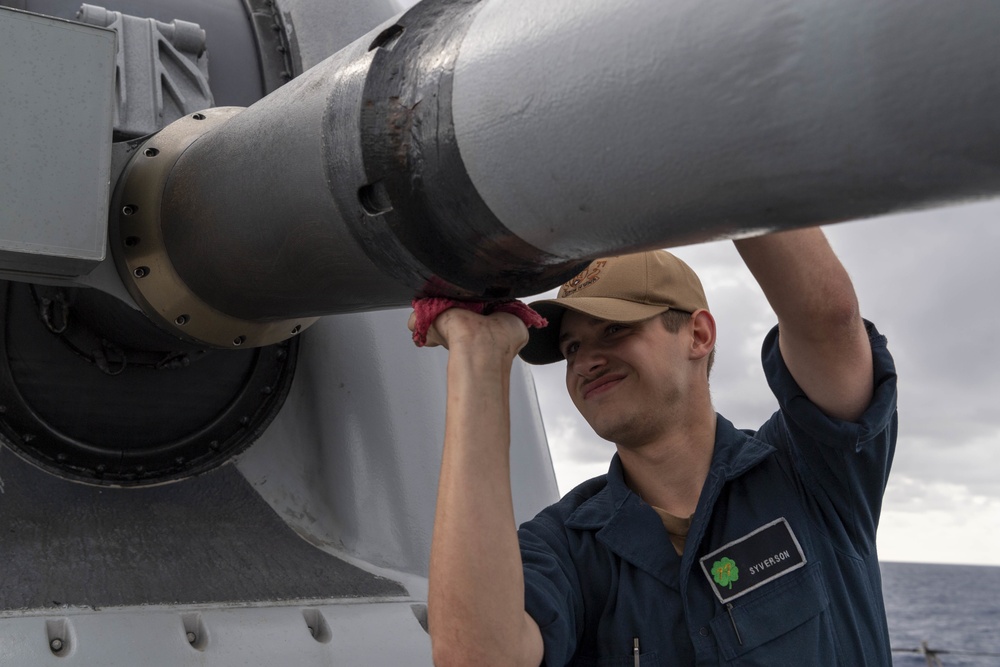 O’kane Sailors conduct maintenance