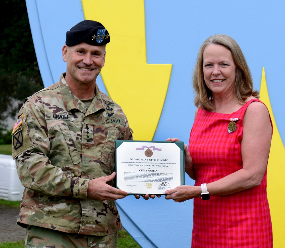 21st Theater Sustainment Command Change of Command Ceremony