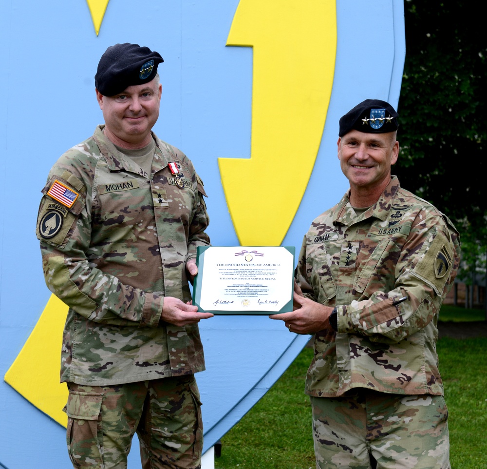 21st Theater Sustainment Command Change of Command Ceremony