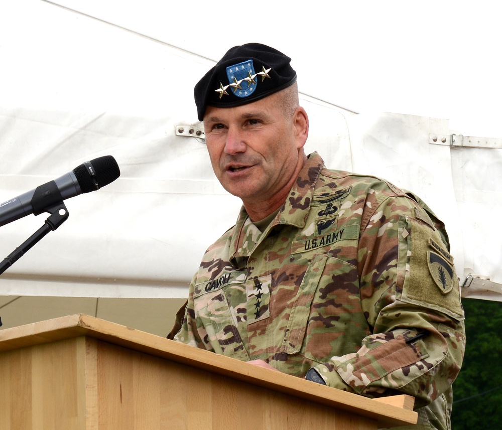 21st Theater Sustainment Command Change of Command Ceremony