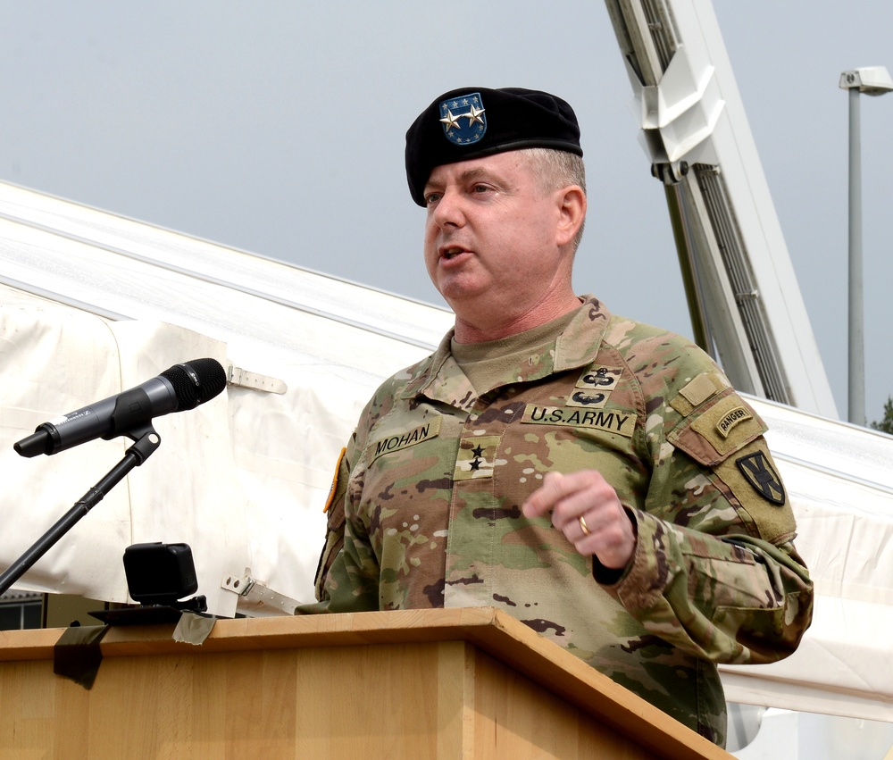 21st Theater Sustainment Command Change of Command Ceremony