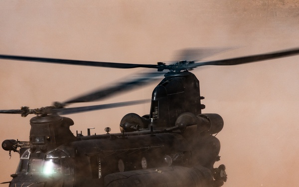 African Lion 2021 - Chinook Fastrope Exercise Africa Lion