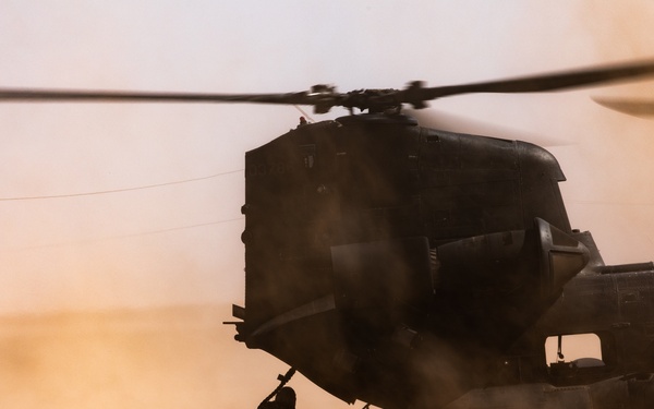 African Lion 2021 - Chinook Fastrope Exercise Africa Lion