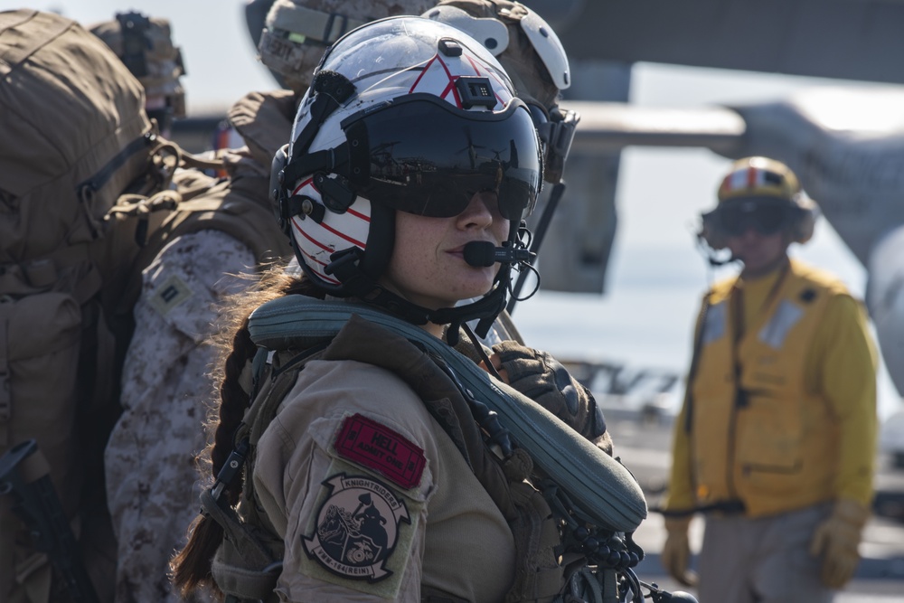 15th MEU Marines with Charlie Company, BLT 1/4 depart for TACR