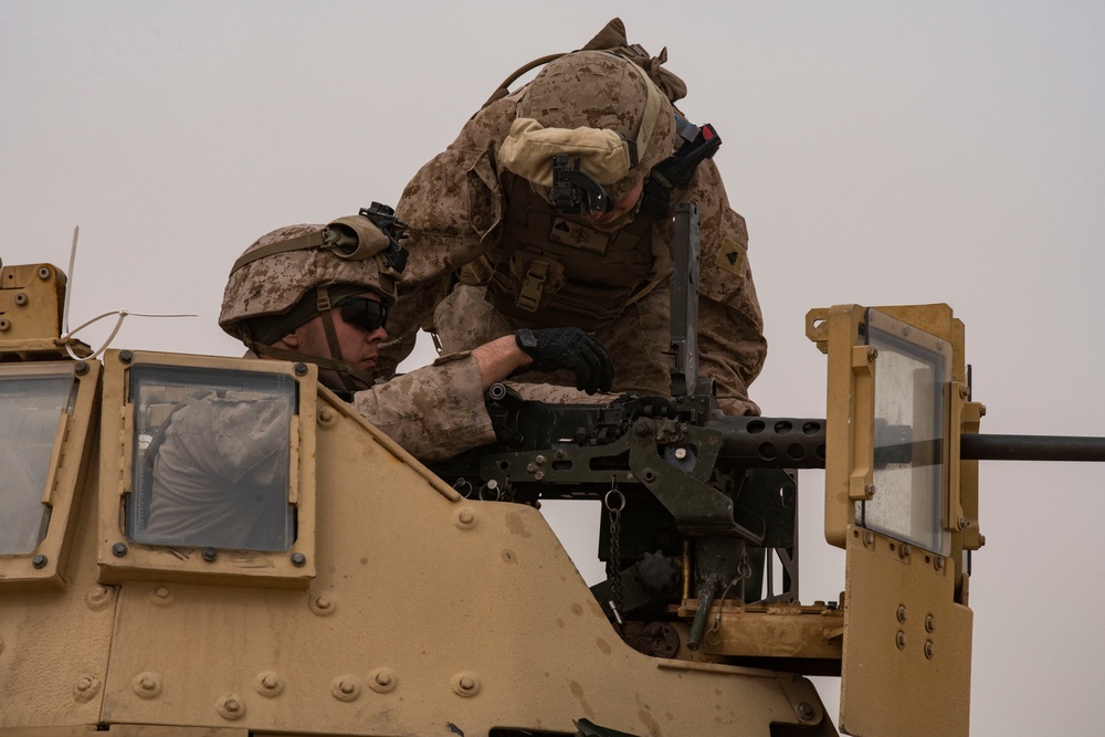 15th MEU CAAT-3 conducts mounted live-fire range