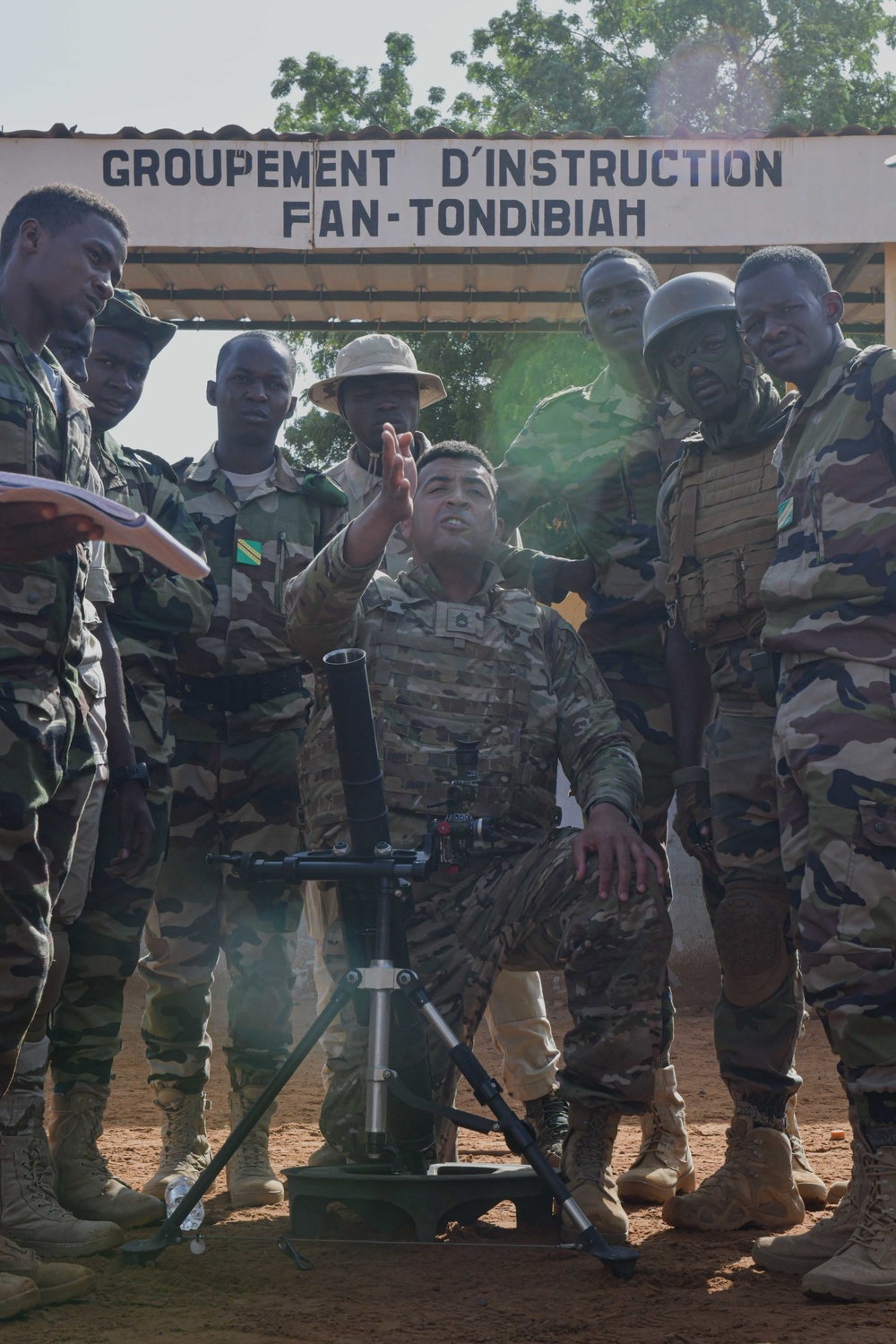 U.S, Niger Forces Conduct Joint Mortar Training Event