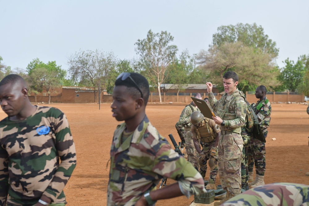 U.S, Niger Forces Conduct Joint Mortar Training Event