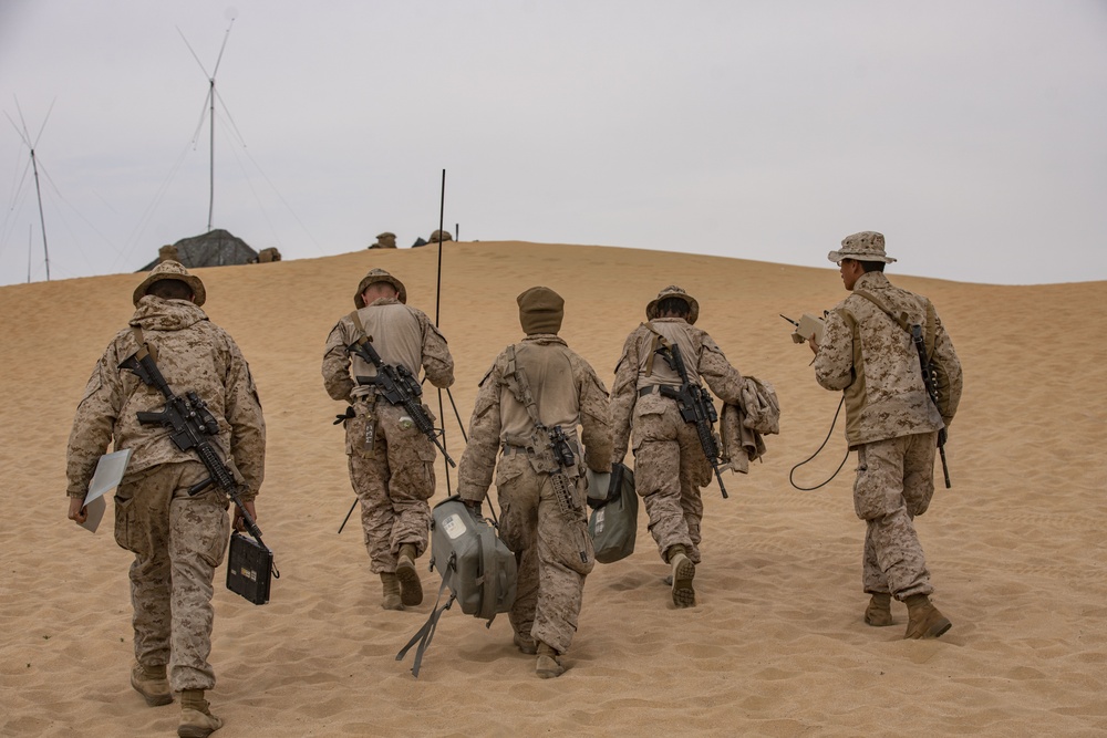 BLT 1/4 Marines launch RQ-11 Raven