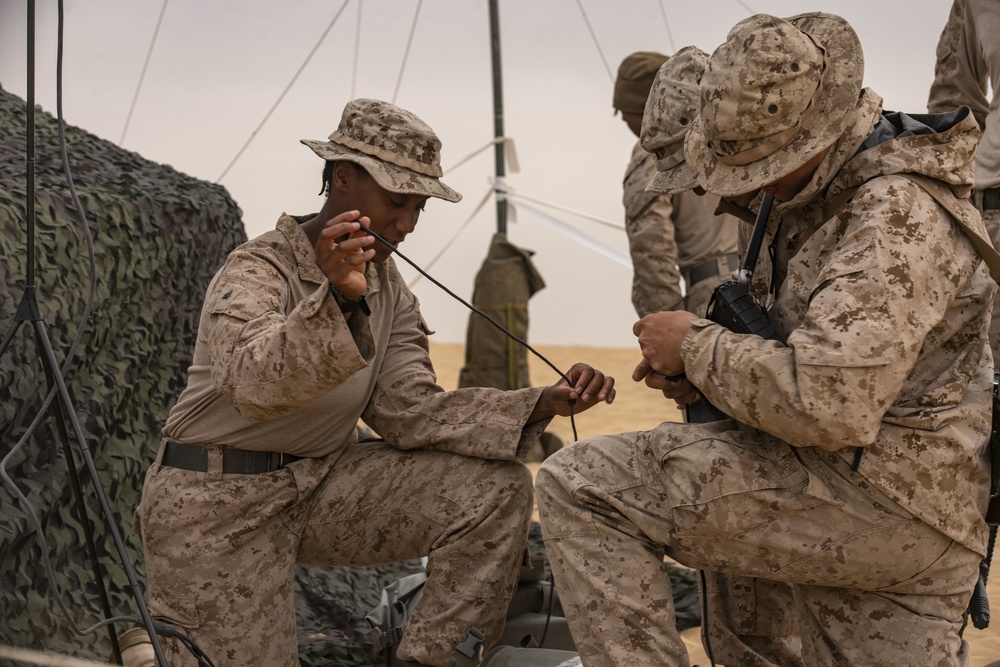 BLT 1/4 Marines launch RQ-11 Raven