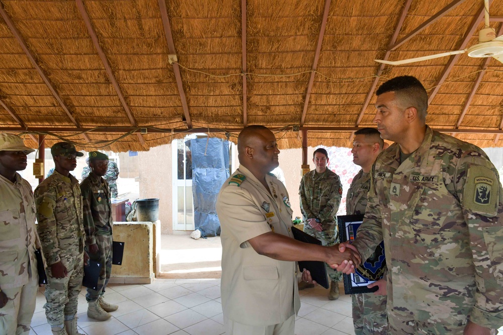 U.S, Niger Forces Conduct Joint Mortar Training Event