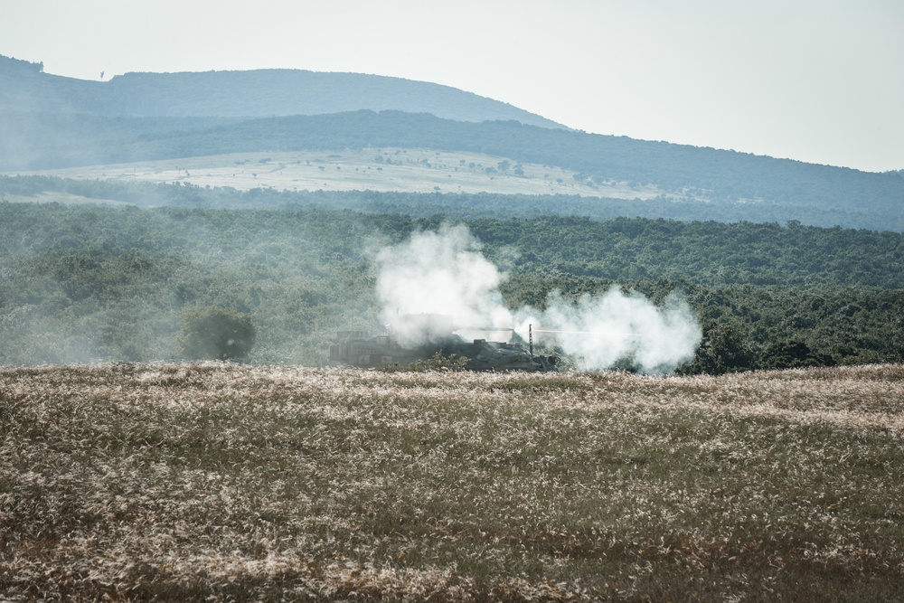 Dragoon ICV-D firing during Saber Guardian 21