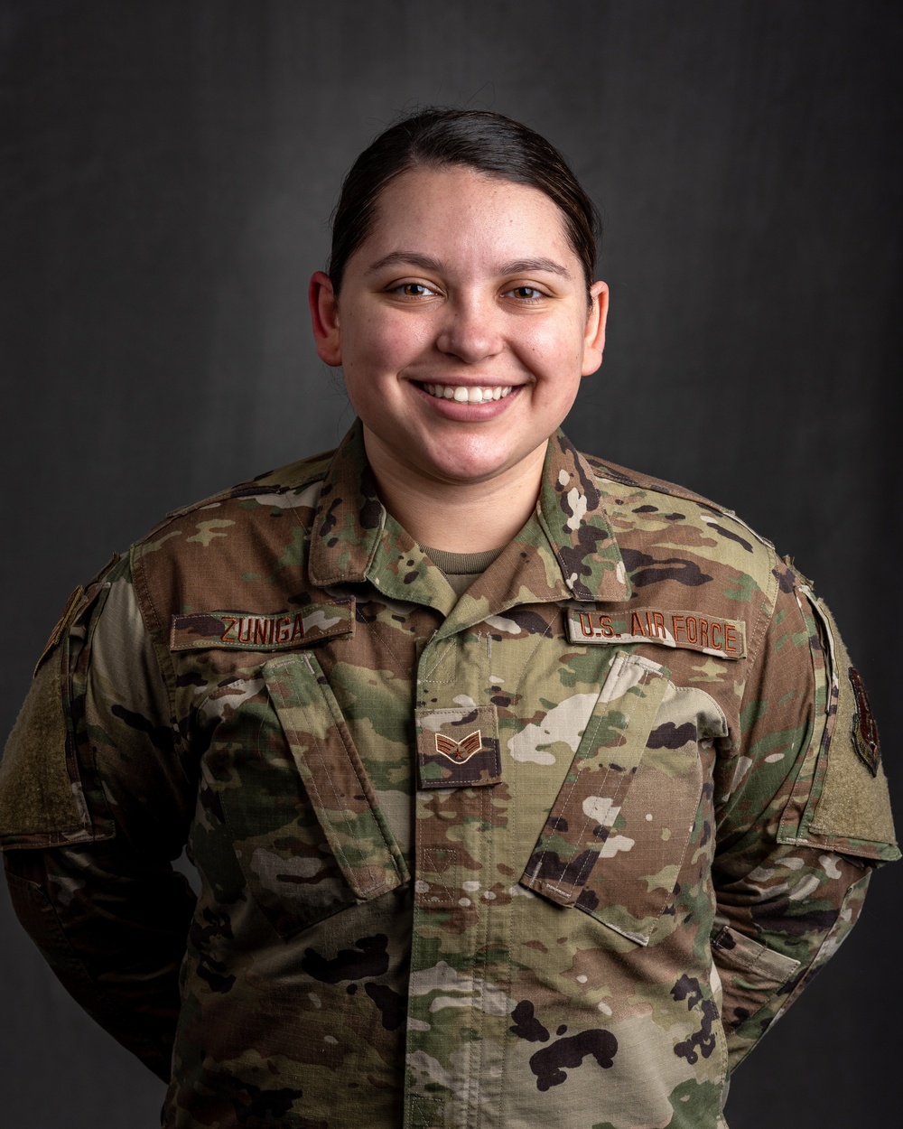 U.S. Air Force Senior Airman Destiny Zuniga, 182nd Logistics Readiness Squadron, Dec. 6, 2021