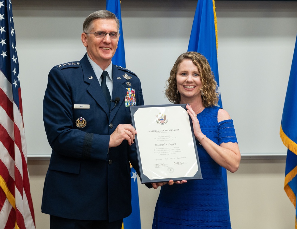 Col. Faggard retirement ceremony