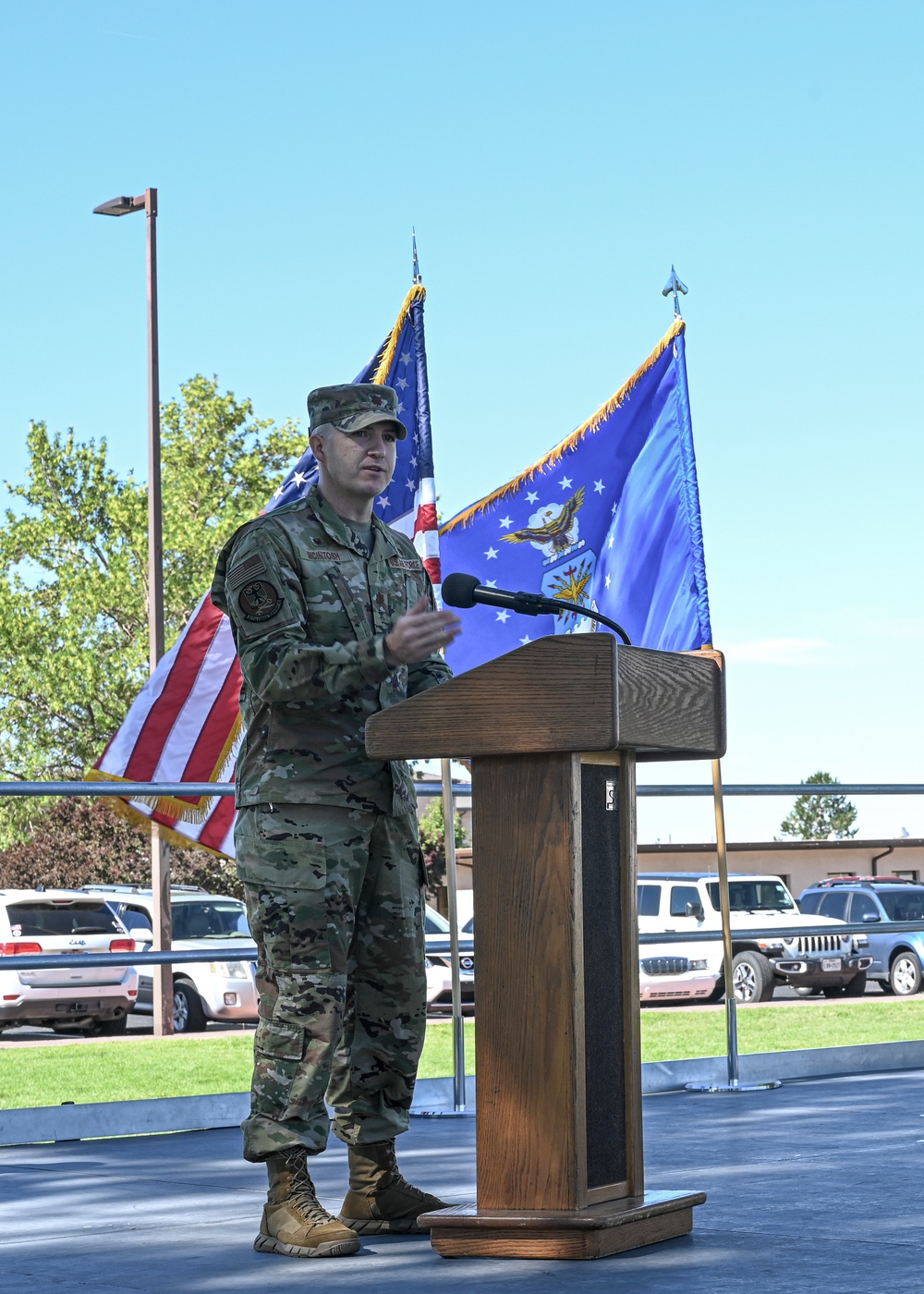 377th FSS Change of Command Ceremony