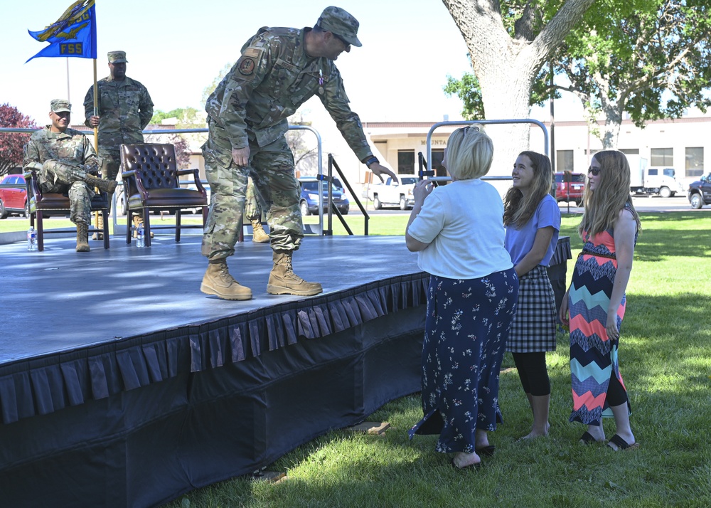 377th FSS Change of Command Ceremony