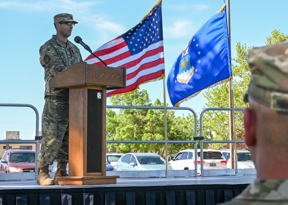 377th FSS Change of Command Ceremony