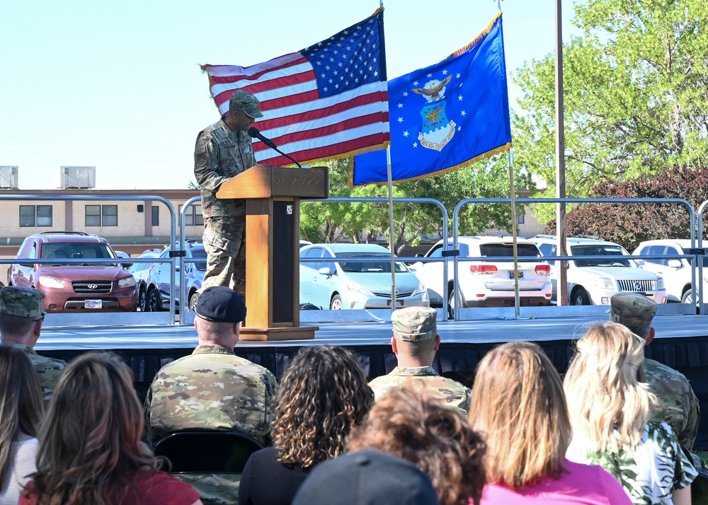 377th FSS Change of Command Ceremony