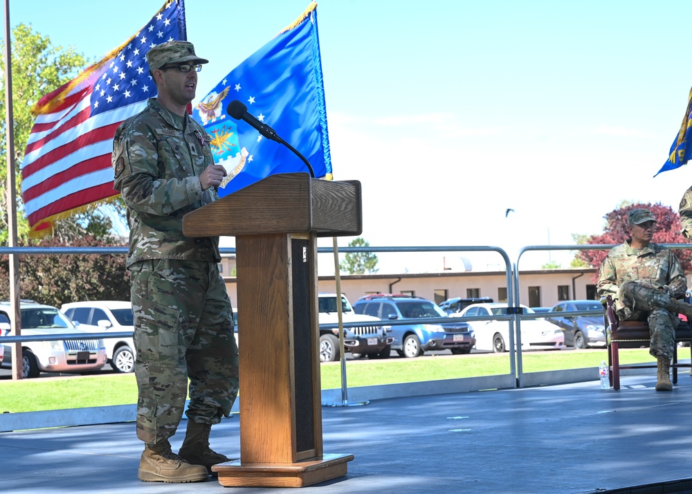 377th FSS Change of Command Ceremony