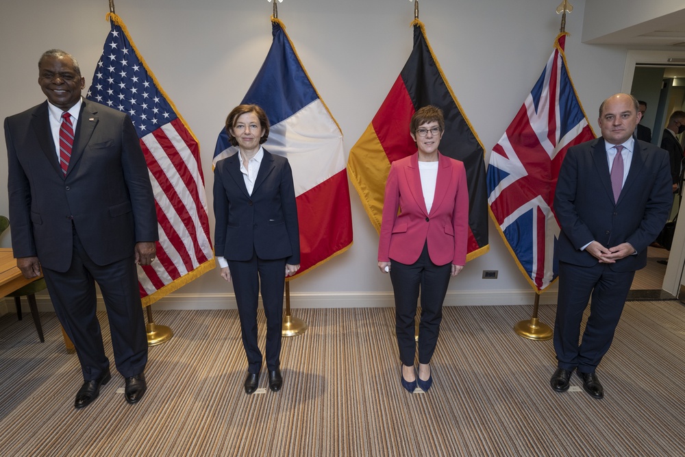 SECDEF Meets with NATO Allies in Brussels