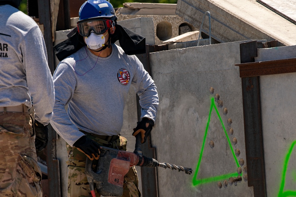 Firefighters conduct USAR training at PATRIOT 21