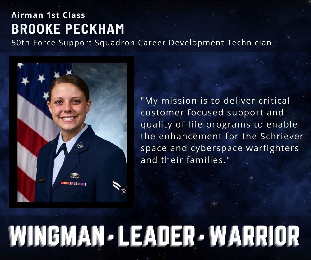 Wingman, Leader, Warrior – Airman 1st Class Peckham