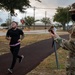 Future Airmen work out with Military Training Instructors