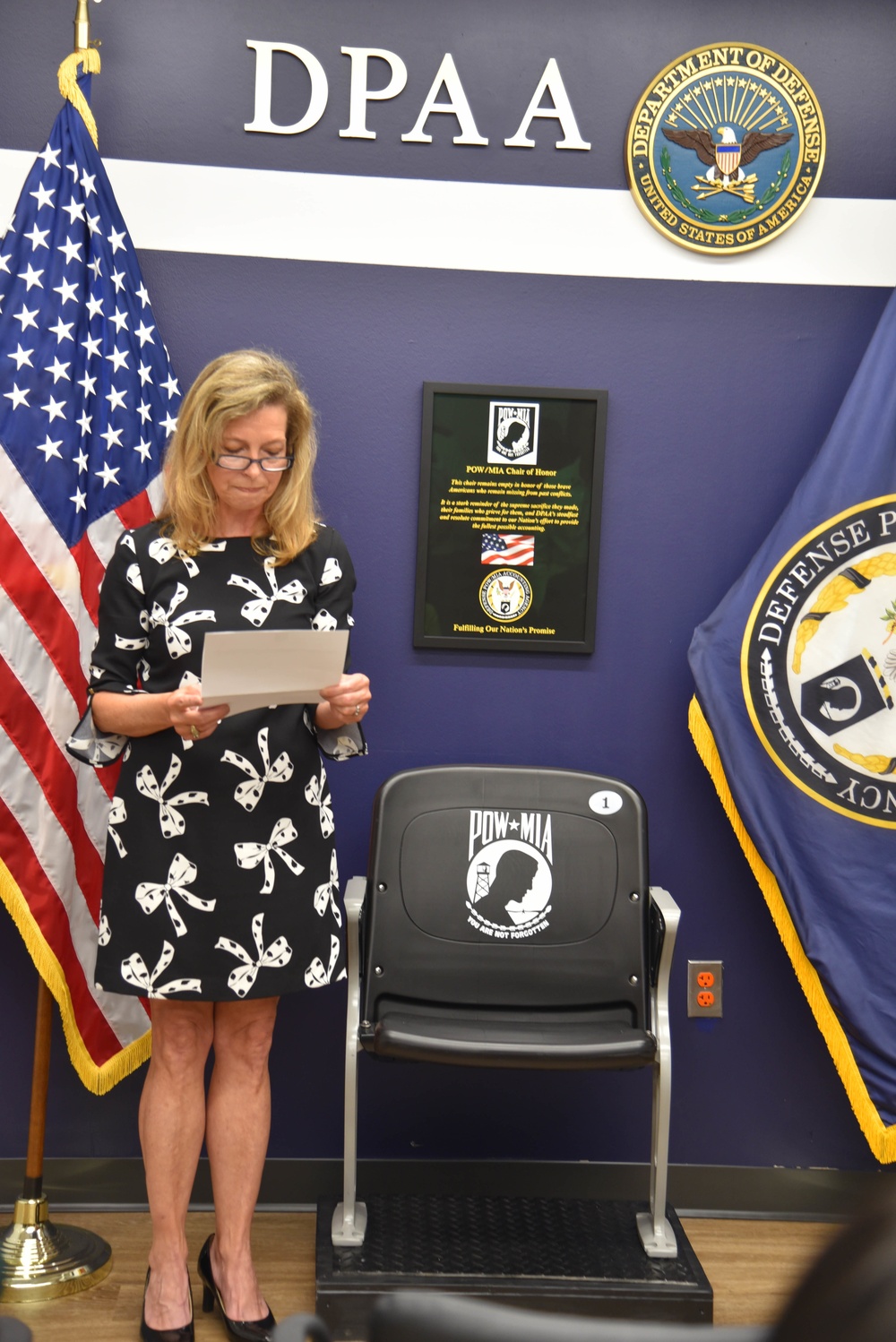 D.C. POW/MIA Chair of Honor Dedication