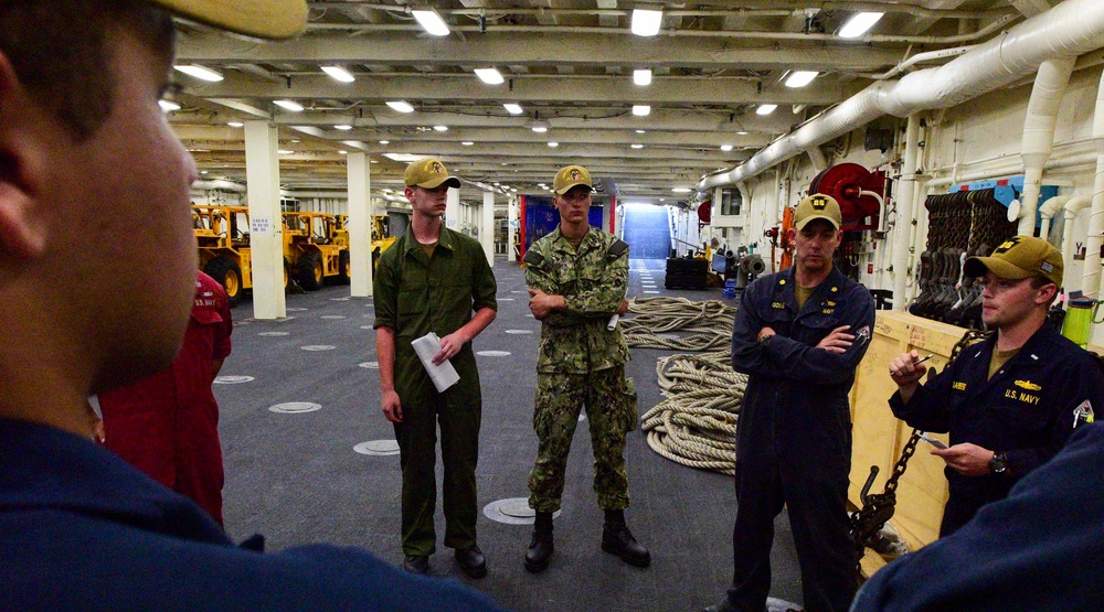 USS John P. Murtha (LPD 26) Midshipmen Tours and Training