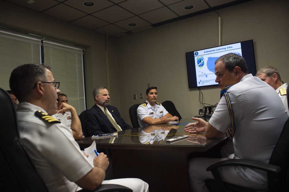 COMSUBLANT Key Leadership Engagement with Vice Adm. of Brazilian Navy