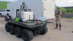 Army Research Engineers Test DamBot at Fort Worth District Lake