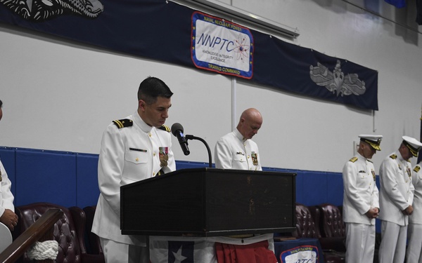 NNPTC Holds Change of Command