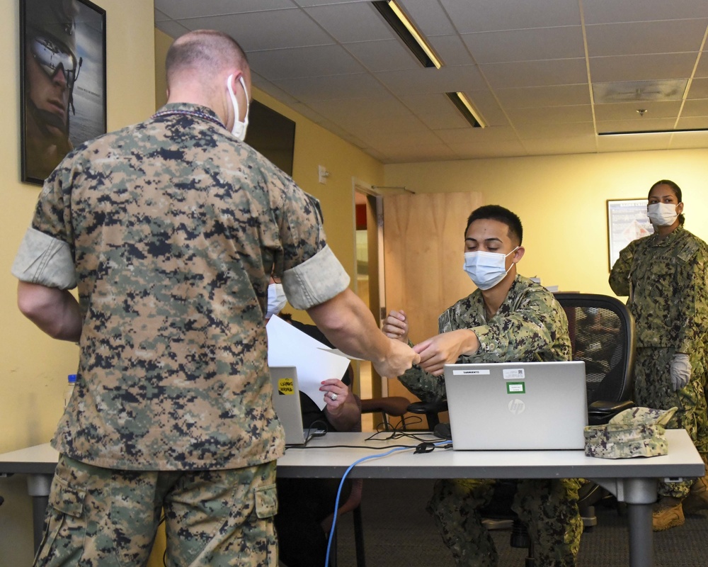 NMCCL Tiger Teams take COVID-19 vaccine to Marines, Sailors