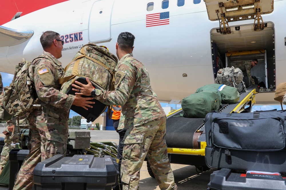 Florida Army National Guard’s 2-54th Security Force Assistance Brigade depart for Tradewinds 2021