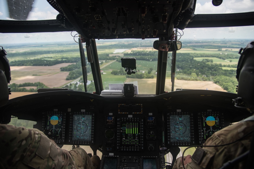 Chinook joint medical evacuation exercise