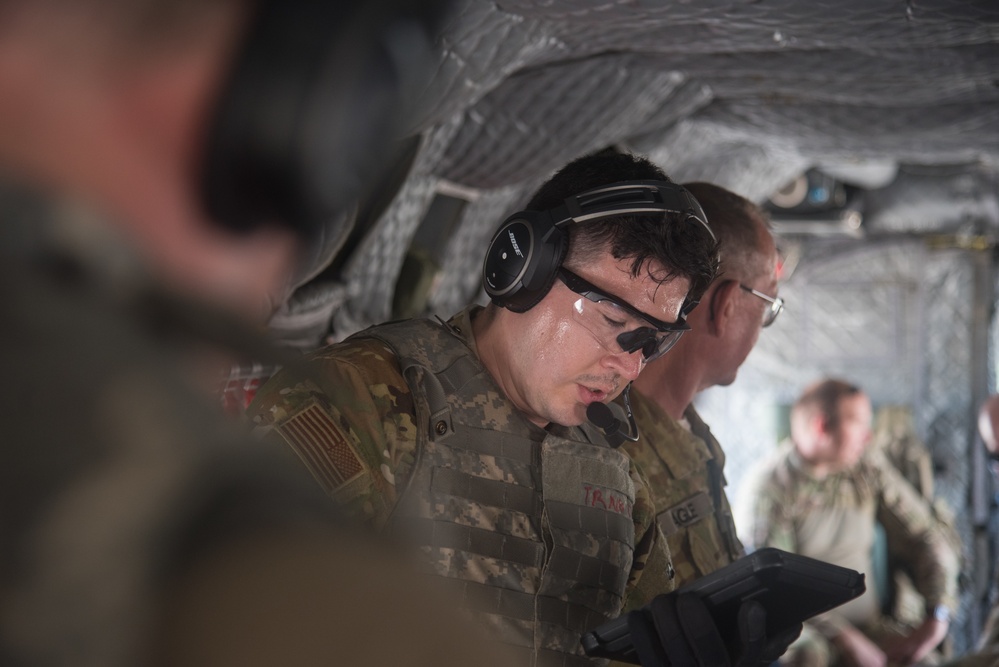 Chinook joint medical evacuation exercise